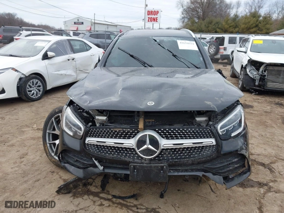 2022 Mercedes-Benz GLC with VIN W1N0G8EBXNV395814, listed as a IAAI auction lot 41694934 with 1 mi miles. Bid and sale history available at carsss.com. Image 12.