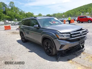 2023 Volkswagen Atlas SE with VIN 1V2KR2CA1PC541564, listed as a IAAI auction lot 42266050 with 44,622 mi miles and . Bid and sale history available at DreamBid. Image 1.