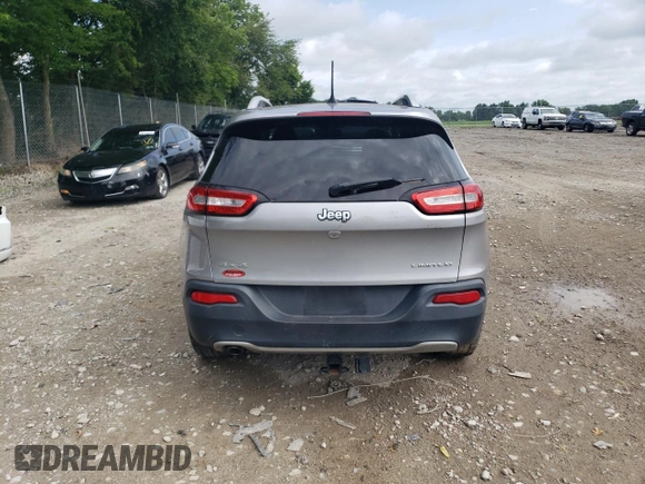 2016 Jeep Cherokee Limited with VIN 1C4PJMDB0GW210068, listed as a Copart auction lot 65023435 with 190,414 mi miles and Clean title. Bid and sale history available at DreamBid. Image 6.