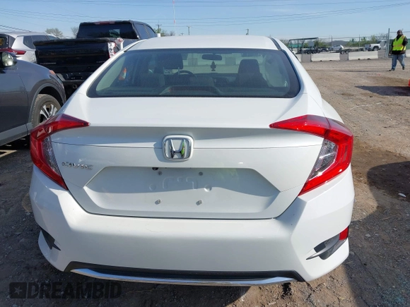 2019 Honda Civic Sedan LX with VIN 19XFC2F69KE004213, listed as a IAAI auction lot 41995390 with 60,965 mi miles. Bid and sale history available at carsss.com. Image 16.