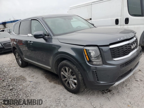 2022 Kia Telluride LX with VIN 5XYP24HC8NG267824, listed as a Copart auction lot 41791845 with 103,014 mi miles and Salvage title. Bid and sale history available at DreamBid. Image 4.
