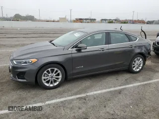 2019 Ford Fusion Hybrid SEL with VIN 3FA6P0MU0KR200534, listed as a Copart auction lot 46747483 with 28,978 mi miles. Bid and sale history available at carsss.com. Image 1.