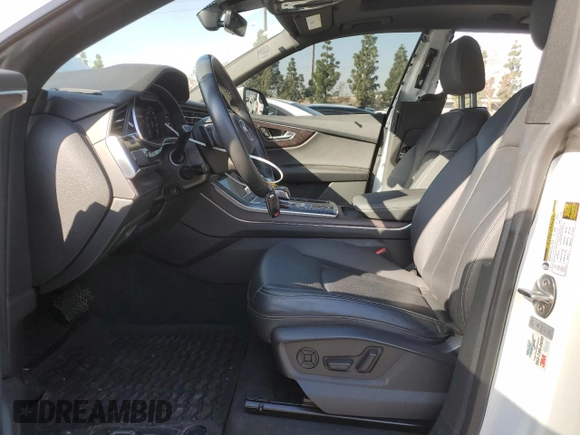 2019 Audi Q8 Premium Plus with VIN WA1EVAF1XKD041089, listed as a Copart auction lot 44420035 with 76,508 mi miles and Salvage Title. Bid and sale history available at carsss.com. Image 7.