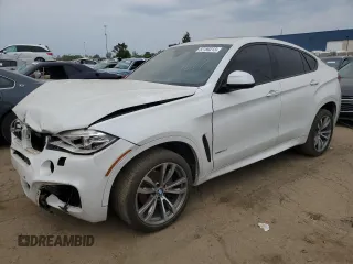 2016 BMW X6 xDrive35i with VIN 5UXKU2C55G0N81617, listed as a Copart auction lot 52190213 with 73,585 mi miles. Bid and sale history available at carsss.com. Image 1.