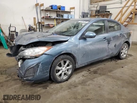 2010 Mazda Mazda3 i Touring with VIN JM1BL1SF8A1339706, listed as a Copart auction lot 46258745 with 113,809 mi miles and Salvage Title. Bid and sale history available at carsss.com. Image 1.