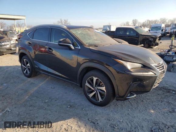 2020 Lexus NX with VIN JTJGJRDZ5L2133271, listed as a Copart auction lot 41495555 with 118,536 mi miles and Salvage Title. Bid and sale history available at carsss.com. Image 4.