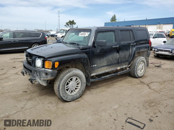2006 Hummer H3 with VIN 5GTDN136X68205918, listed as a Copart auction lot 51669535 with 112,242 mi miles and Clean Title. Bid and sale history available at carsss.com. Image 1.