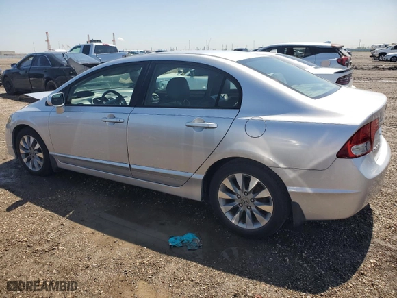 2010 Honda Civic Sdn EX-L with VIN 2HGFA1F97AH502764, listed as a Copart auction lot 48572715 with 204,849 mi miles and Salvage Title. Bid and sale history available at carsss.com. Image 2.