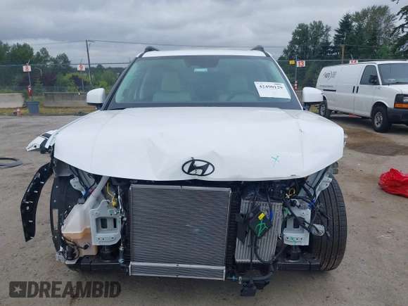 2025 Hyundai Santa Fe Calligraphy with VIN 5NMP5DG12SH017276, listed as a IAAI auction lot 42490129 with 2,089 mi miles and . Bid and sale history available at DreamBid. Image 13.