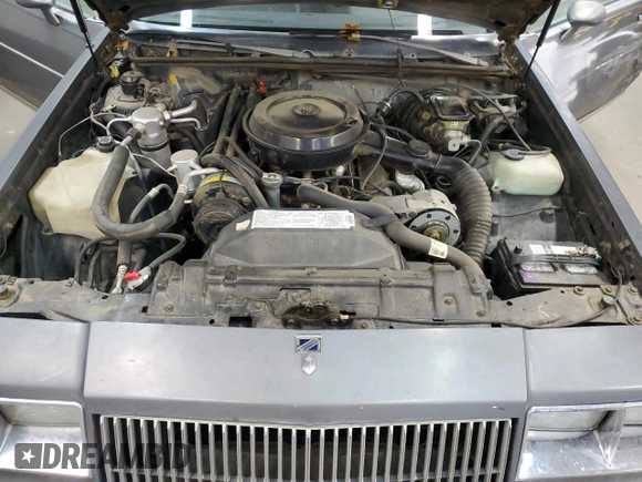 1987 Buick Regal with VIN 1G4GM11Y8HP404224, listed as a Copart auction lot 81828764 with 74,368 mi miles and Salvage Title. Bid and sale history available at DreamBid. Image 11.