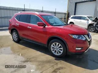 2017 Nissan Rogue S with VIN JN8AT2MV0HW258108, listed as a Copart auction lot 52141815 with 128,306 mi miles and Salvage Title. Bid and sale history available at carsss.com. Image 4.
