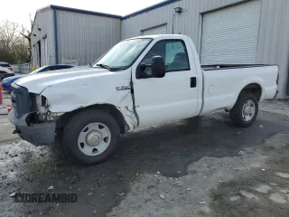 2006 Ford Super Duty F-250 XL with VIN 1FTNF20536EA01831, listed as a Copart auction lot 43465335 with 158,913 mi miles and Salvage Title. Bid and sale history available at carsss.com. Image 1.