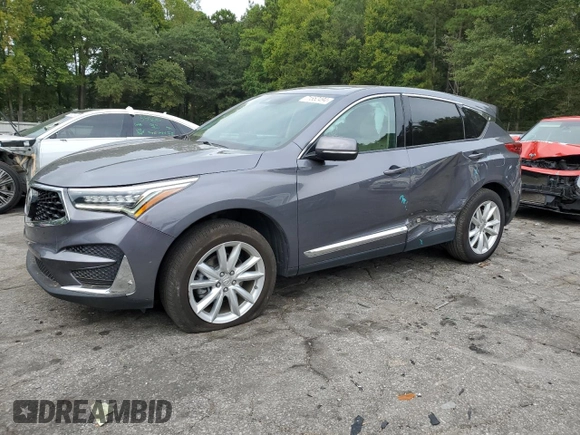 2019 Acura RDX with VIN 5J8TC1H36KL004615, listed as a Copart auction lot 71552494 with 78,895 mi miles and Salvage Title. Bid and sale history available at carsss.com. Image 1.