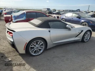 2015 Chevrolet Corvette 2LT with VIN 1G1YD3D77F5122584, listed as a Copart auction lot 73729614 with 0 mi miles and Salvage Title. Bid and sale history available at carsss.com. Image 3.