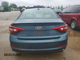 2016 Hyundai Sonata SE with VIN 5NPE24AF8GH407121, listed as a Copart auction lot 52639533 with 114,906 mi miles and Salvage Title. Bid and sale history available at carsss.com. Image 6.