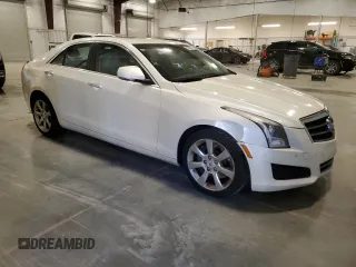 2014 Cadillac ATS Luxury AWD with VIN 1G6AH5RX8E0180168, listed as a Copart auction lot 55620675 with 169,370 mi miles and Salvage title. Bid and sale history available at DreamBid. Image 4.