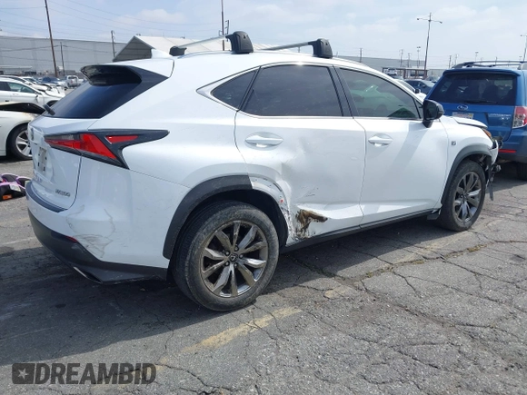 2018 Lexus NX 300 z VIN JTJYARBZ9J2085200, wystawiony jako IAAI lot #42234205 z przebiegiem 135 352 mil mil oraz . Historia ofert i sprzedaży dostępna na DreamBid. Obrazek 4.