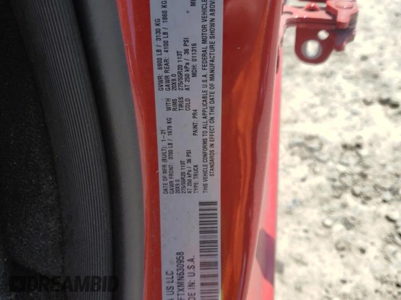 2021 Ram 1500 Lone Star with VIN 1C6RREFTXMN630958, listed as a Copart auction lot 55039995 with 53,497 mi miles and Salvage title. Bid and sale history available at DreamBid. Image 12.