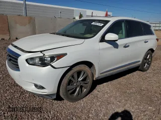 2013 Infiniti JX35 with VIN 5N1AL0MN5DC309903, listed as a Copart auction lot 55463665 with 186,669 mi miles and Clean Title. Bid and sale history available at carsss.com. Image 1.