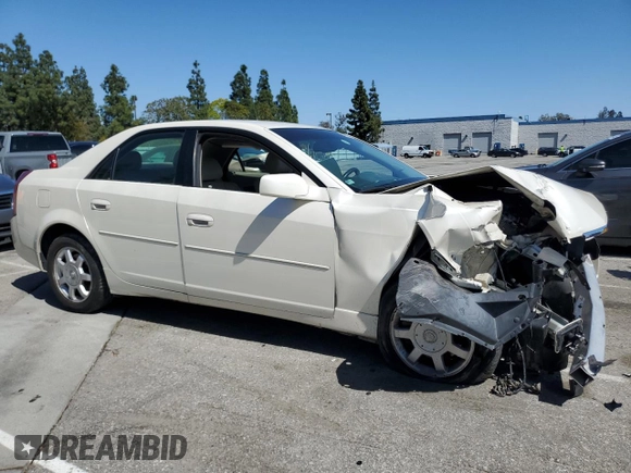 2003 Cadillac CTS with VIN 1G6DM57N030135782, listed as a Copart auction lot 48593495 with 0 mi miles and Salvage Title. Bid and sale history available at carsss.com. Image 4.