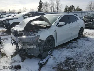2019 Acura TLX w/A-Spec Pkg with VIN 19UUB1F67KA800239, listed as a Copart auction lot 42244825 with 0 mi miles and Salvage Title. Bid and sale history available at carsss.com. Image 1.