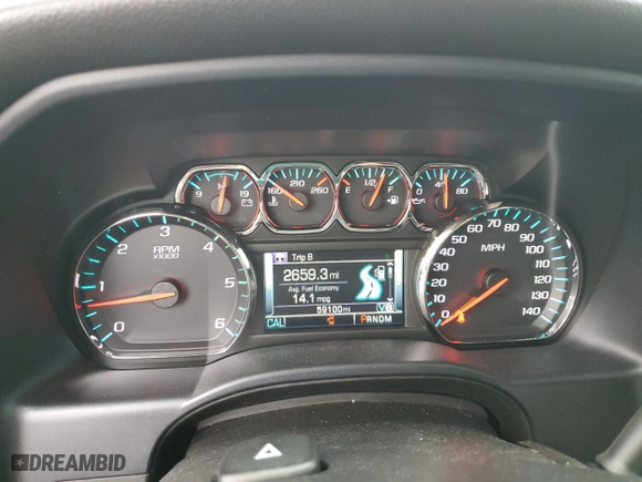2015 Chevrolet Silverado 1500 LTZ with VIN 3GCPCSEC5FG518775, listed as a Copart auction lot 49001695 with 59,100 mi miles and Salvage Title. Bid and sale history available at carsss.com. Image 9.