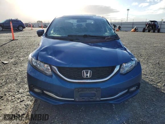 2015 Honda Civic Sedan EX-L with VIN 19XFB2F91FE211245, listed as a Copart auction lot 44767465 with 85,477 mi miles and Salvage Title. Bid and sale history available at carsss.com. Image 5.