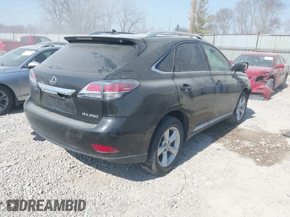 2013 Lexus RX 350 with VIN 2T2BK1BA7DC202369, listed as a IAAI auction lot 41780800 with 1 mi miles. Bid and sale history available at carsss.com. Image 4.