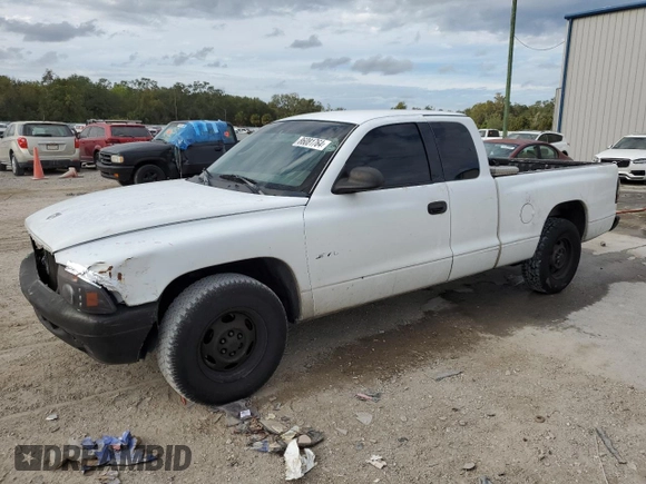 2002 Dodge Dakota with VIN 1B7GL12X42S587347, listed as a Copart auction lot 86081764 with 203,678 mi miles and Non Repairable. Bid and sale history available at carsss.com. Image 1.
