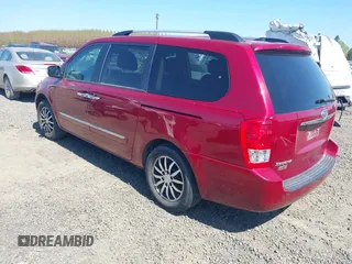 2012 Kia Sedona EX with VIN KNDMH4C70C6417629, listed as a IAAI auction lot 42039065 with 288,061 mi miles. Bid and sale history available at carsss.com. Image 3.