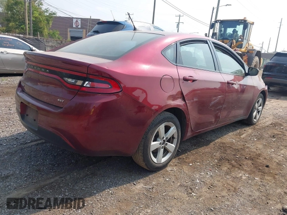 2015 Dodge Dart SXT with VIN 1C3CDFBB7FD352355, listed as a IAAI auction lot 42424912 with 260,148 mi miles and . Bid and sale history available at DreamBid. Image 4.