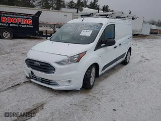 2023 Ford Transit Connect Van XLT with VIN NM0LS7T21P1557367, listed as a IAAI auction lot 41746958 with NaN miles. Bid and sale history available at carsss.com. Image 17.