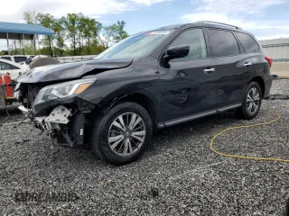 2017 Nissan Pathfinder SV z VIN 5N1DR2MM0HC671271, wystawiony jako Copart lot #52936505 z przebiegiem 73 105 mil mil oraz Szkoda całkowita • Salvage title. Historia ofert i sprzedaży dostępna na DreamBid. Obrazek 1.