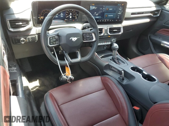 2024 Ford Mustang GT с VIN 1FA6P8CF0R5431139, выставлен на аукционе Copart как лот 53158615 с пробегом 3 119 миль миль и Списание • Salvage title. История ставок и продаж доступна на DreamBid. Изображение 8.