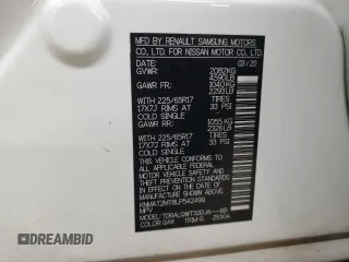 2020 Nissan Rogue SV z VIN KNMAT2MT8LP542499, wystawiony jako Copart lot #54940805 z przebiegiem 109 448 mil mil oraz Szkoda całkowita • Salvage title. Historia ofert i sprzedaży dostępna na DreamBid. Obrazek 13.