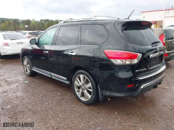 2014 Nissan Pathfinder Platinum with VIN 5N1AR2MN6EC724322, listed as a IAAI auction lot 41895212 with 168,231 mi miles. Bid and sale history available at carsss.com. Image 3.