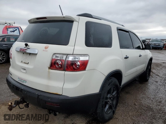 2010 GMC Acadia SLE with VIN 1GKLRLED1AJ152742, listed as a Copart auction lot 89223145 with 195,656 mi miles and Salvage Title. Bid and sale history available at DreamBid. Image 3.