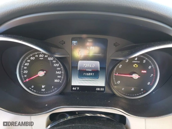 2018 Mercedes-Benz GLC with VIN WDC0G4KB6JV094059, listed as a IAAI auction lot 41759185 with 116,891 mi miles. Bid and sale history available at carsss.com. Image 7.