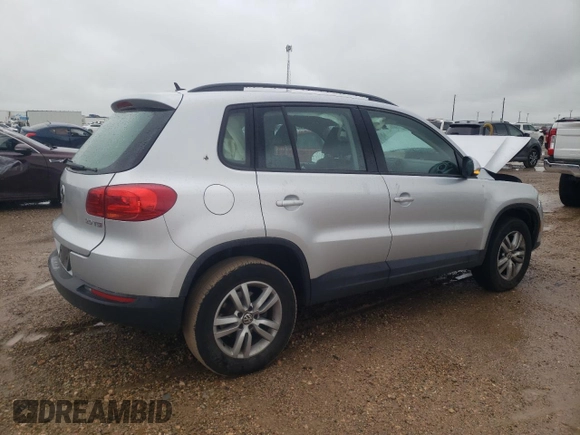 2016 Volkswagen Tiguan S z VIN WVGAV7AX0GW521572, wystawiony jako Copart lot #55967235 z przebiegiem 143 113 mil mil oraz Szkoda całkowita • Salvage title. Historia ofert i sprzedaży dostępna na DreamBid. Obrazek 3.