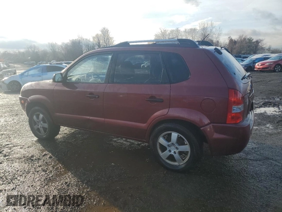 2007 Hyundai Tucson GLS with VIN KM8JM12B37U526294, listed as a Copart auction lot 83593414 with 197,216 mi miles and Salvage Title. Bid and sale history available at carsss.com. Image 2.