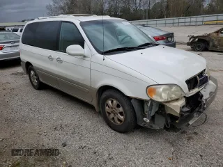 2005 Kia Sedona LX with VIN KNDUP132856716570, listed as a Copart auction lot 45848965 with 137,589 mi miles and Salvage Title. Bid and sale history available at carsss.com. Image 4.