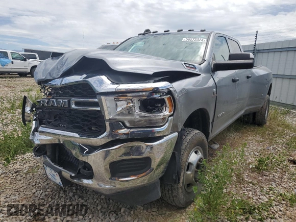 2020 Ram 3500 Tradesman with VIN 3C63RRGL7LG278764, listed as a Copart auction lot 56272324 with 97,622 mi miles and Salvage Title. Bid and sale history available at carsss.com. Image 1.