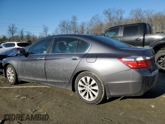2013 Honda Accord Sdn EX-L with VIN 1HGCR2F82DA219684, listed as a Copart auction lot 42462435 with 119,749 mi miles and Salvage Title. Bid and sale history available at carsss.com. Image 2.