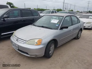 2002 Honda Civic LX with VIN 2HGES16622H522856, listed as a IAAI auction lot 42057135 with 1 mi miles. Bid and sale history available at carsss.com. Image 2.