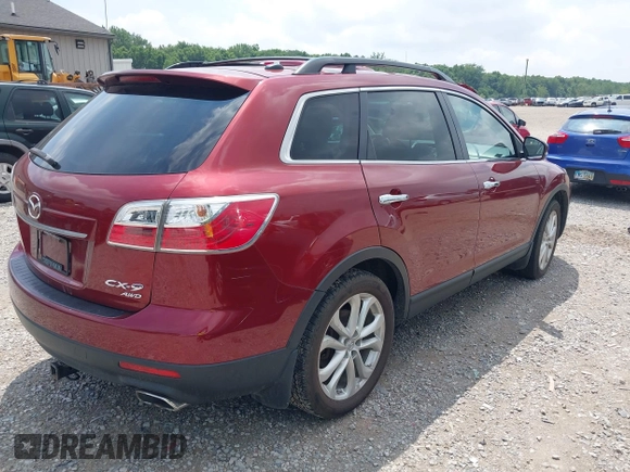 2011 Mazda CX-9 Grand Touring with VIN JM3TB3DA5B0316595, listed as a IAAI auction lot 42849889 with 232,619 mi miles and . Bid and sale history available at DreamBid. Image 4.