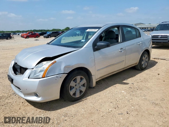 2012 Nissan Sentra SR with VIN 3N1AB6AP6CL726078, listed as a Copart auction lot 58065285 with 186,346 mi miles and Salvage title. Bid and sale history available at DreamBid. Image 1.