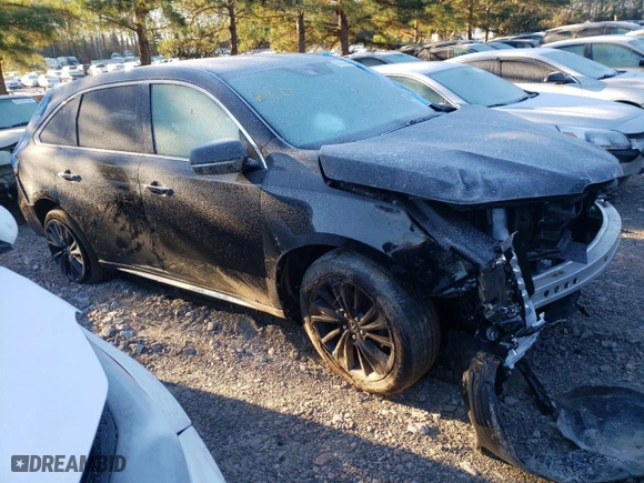 2018 Acura MDX with VIN 5J8YD4H32JL020085, listed as a Copart auction lot 85553944 with 0 mi miles and Salvage Title. Bid and sale history available at carsss.com. Image 4.