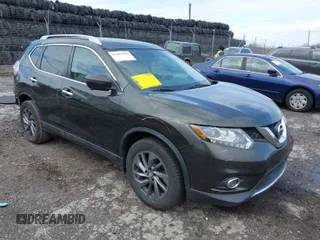 2016 Nissan Rogue SV with VIN 5N1AT2MV0GC856643, listed as a IAAI auction lot 41887299 with 174,382 mi miles. Bid and sale history available at carsss.com. Image 1.