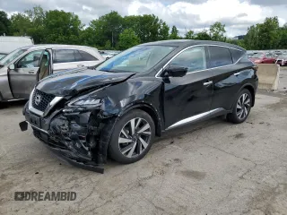 2023 Nissan Murano SL z VIN 5N1AZ2CS2PC124844, wystawiony jako Copart lot #63491335 z przebiegiem 26 765 mil mil oraz Szkoda całkowita • Salvage title. Historia ofert i sprzedaży dostępna na DreamBid. Obrazek 1.