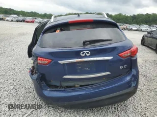 2013 Infiniti FX with VIN JN8CS1MW3DM174322, listed as a Copart auction lot 54331155 with Not provided miles and Salvage title. Bid and sale history available at DreamBid. Image 6.